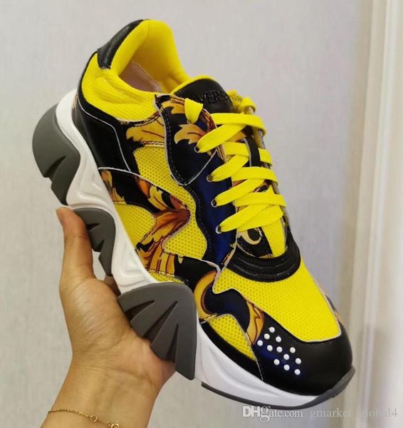 

new men's squalo sneakers luxury designer shoes men's sneakers fashion casual size 39-45 with box, Black