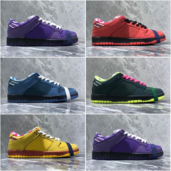 

blue purple red yellow green lobster designer sports running shoes concepts x sb dunk low skateboard men women casual shoes sneakers size 45