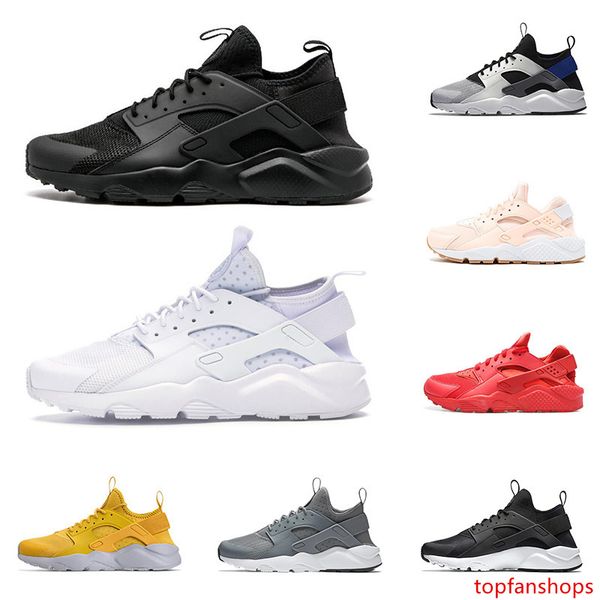 

2020 huarache run ultra men women running shoes triple black white red cool grey pink mens trainer breathable sneaker outdoor sports walking