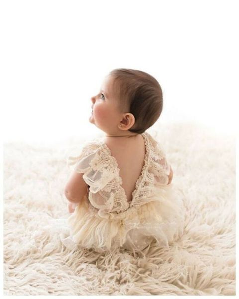 

AU Summer Newborn Baby Girls 0-24M Clothes Lace Romper Bodysuit Tutu Dress Outfits