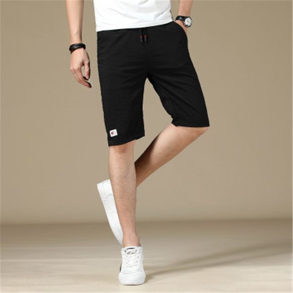 

новый designer summer casual shorts men сплошной цвет спорт беговая фитнес мода шорты мужские обучение тренировки короткие штаны, White;black