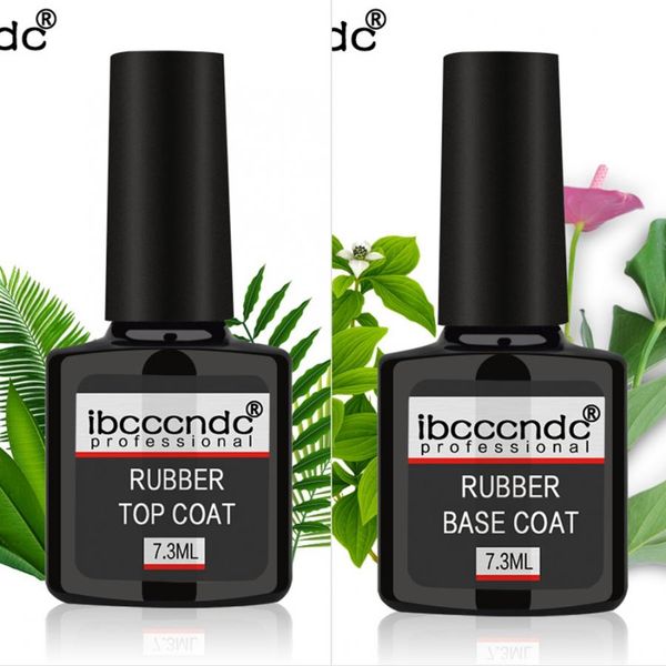 

2 types 7.5ml clear uv nail gel base coat & coat nail art polish diy manicure tool