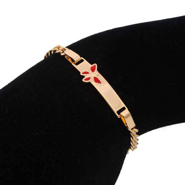 

16см бабочка детские браслеты девушки малышей ювелирных изделий младенца armband детский браслет enfant pulsera bebe bebek bileklik bransole, Black