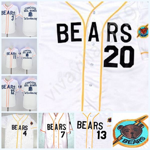 

Cheap The Bad News Bears 17 Walter Matthau Movie Retro Baseball Jerseys Men 3 4 7 12 13 Chicos Bail Bonds Film Shirt