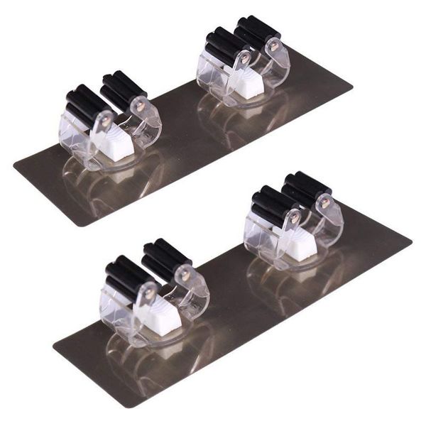 

afbc mop broom, wall-mounted gripper self-adhesive non-slip kitchen bathroom garden sports equipment garage storage system (2