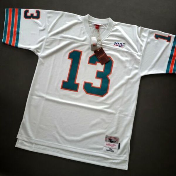

100% stitched dan marino mitchell ness legacy 100 retired jersey size xs-5xl football jerseys, Gray