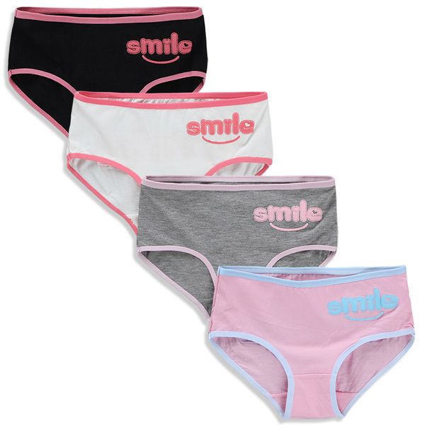 

4-pack girls cotton colorful briefs panties 7 days of the week teens teenage underwear puberty 8-14years old young adolescente, Camo