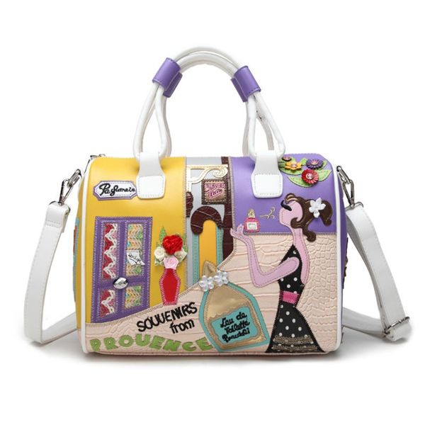 

fashion pu leather handbag shoulder bag tote purse handle bags satchel crossbody messenger for women 517d
