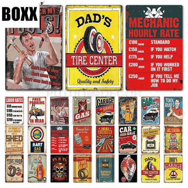 

garage metal sign plaque metal vintage tin sign retro signs wall decor for garage gas station car repair metal poster