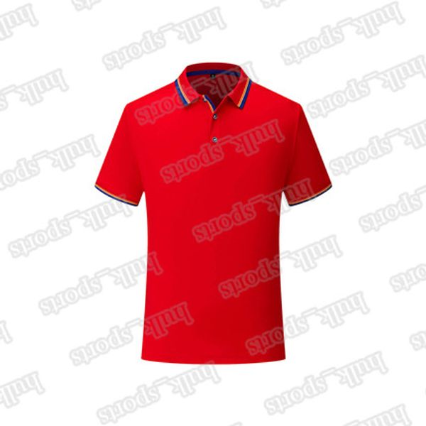 

2656 sports polo ventilation quick-drying men 2019 short sleeved t-shirt comfortable new style jersey53361280, Black;red