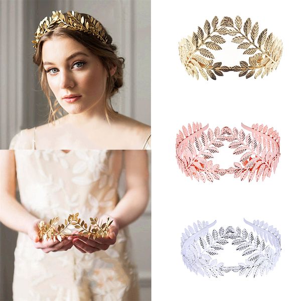 

olive leaf branch hairband женин гѬеекий Ѭимка богин коѬона головной ђбоѬ лк вадеб Silver
