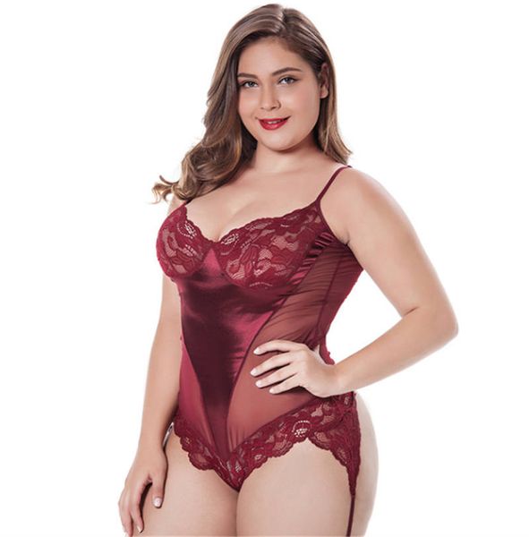 

женское нижнее белье sexy onesies sleeveles пижамы плюс размер тощий пижамы woemens одежда, Black;red