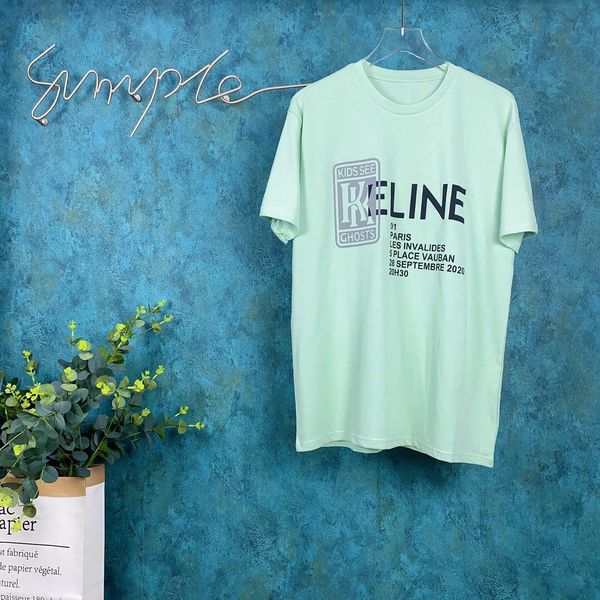 

2020ss spring and summer new high grade cotton printing short sleeve round neck panel t-shirt size: m--xl-xxl-xxxl color: black white q15a