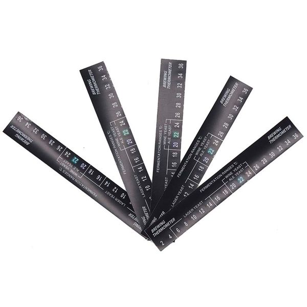 

5pcs/lot fermometer adhesive lcd thermometer homebrew beer and wine brewing thermometer beer wine temperature sensor reader