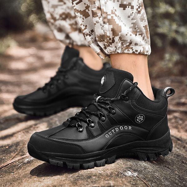 

men desert boots male outdoor waterproof hiking shoes sneakers for men non-slip wear sports climbing shoes zapatillas hombre