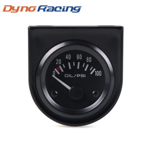 

2" 52мм манометр автомобиля универсальный масло с датчиком 0-100 psi white led light oil press gauge автомобиля метр