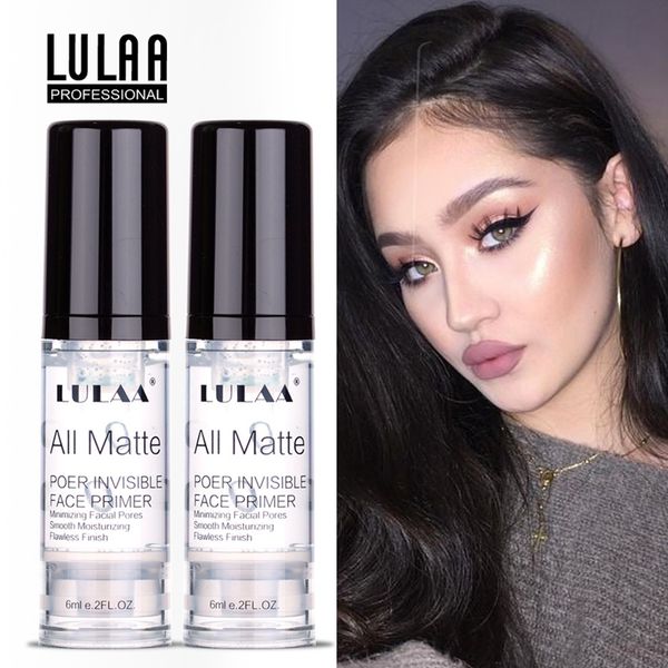 

lulaa face base primer makeup liquid matte make up fine lines oil-control facial cream brighten foundation primer cosmetic