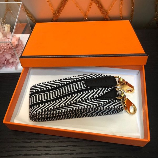 

womens fragrance perfumes shoulder belt details webbing shoulder belt accessories women's wild cross body bag luxury designer accessori, Black