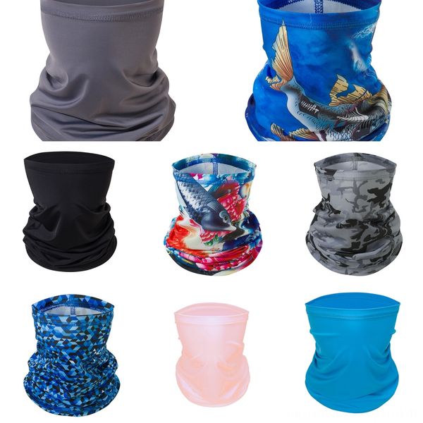 

zc7bh magic scarf windproof cycling headwear uv protection face hiking outdoor climbing mask ski fishing scarf bandana tube neck scarf, Black