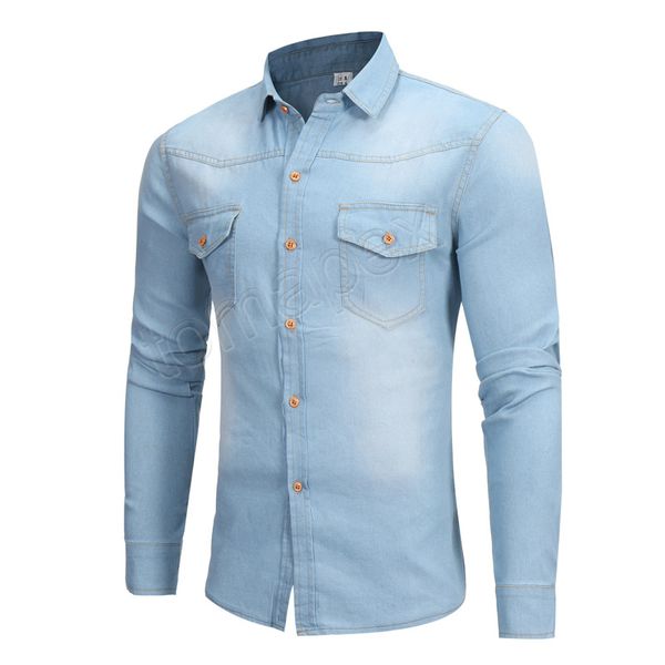 camisas jeans para hombre