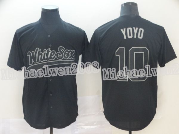 

Chicago 2019 Players Weekend Chicago 10 Yoan Moncada YoYo White Sox Nickname Jersey All Stitched High Quanlity
