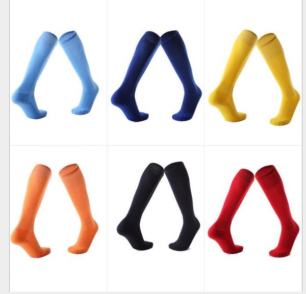 

pure colour football socks with towel sole and thicker towel sole, sweat absorption and wear resistance sports socks with long tube, Black