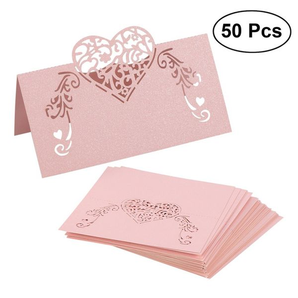 

love wedding seat card invitation card holiday day blessing greeting for setting the atmosphere table 50pcs