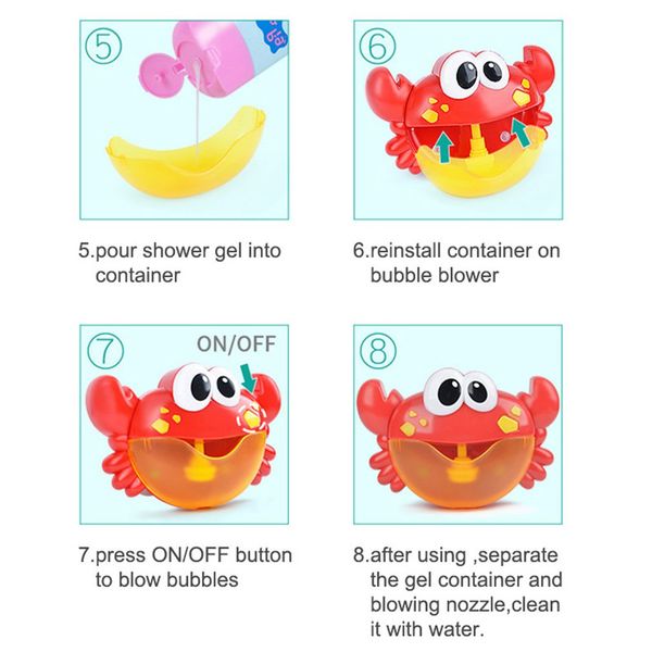

outdoor bubble frog&crabs baby bath toy bubble maker swimming bathtub soap machine toys for children with music water toy