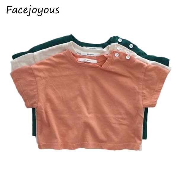 

девушки тенниска 2020 summer new baby с коротким рукавом футболка детская одежда вокруг шеи tee хлопок дышащие дети tshirt, Blue