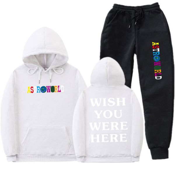 

мужские костюмы письмо печати флис sweatsuits hommes jogger fit костюмы pollover с капюшоном толстовки длинные брюки нижнее jkmk68, Gray