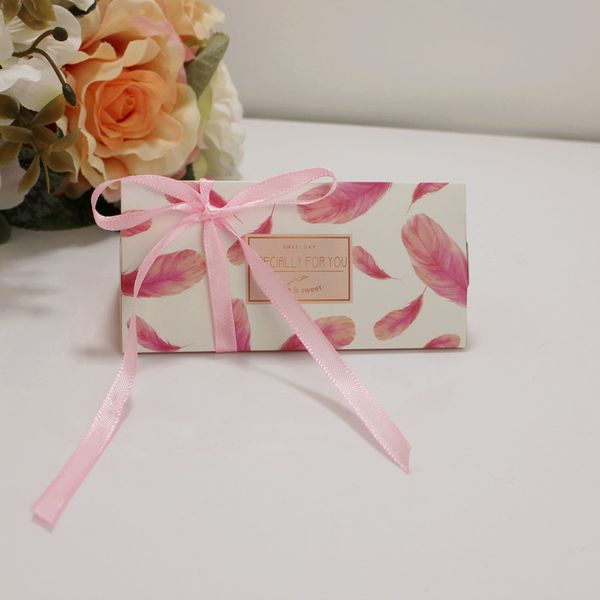 

50pcs printed wedding favour sweet cake candy gift box party 2019