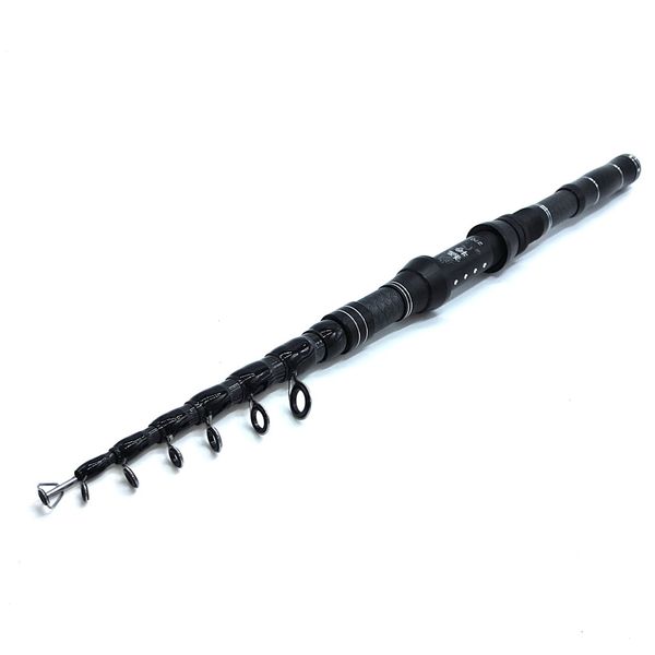 

2019 telescopic spinning fishing rod with reel 1.8-2.7m carbon rod combo ultralight travel stick set 12bb 5.5:1 spinning reel