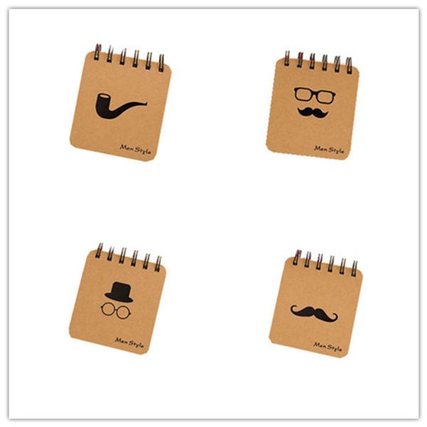 

korea creative simple coil notepad note pocket book loose-leaf portable book stationery small book school office supplies student supplies, Purple;pink