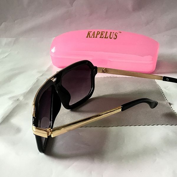 

kapelus brown sunglasses men's outdoor casual sunglasses metal 4028b, White;black