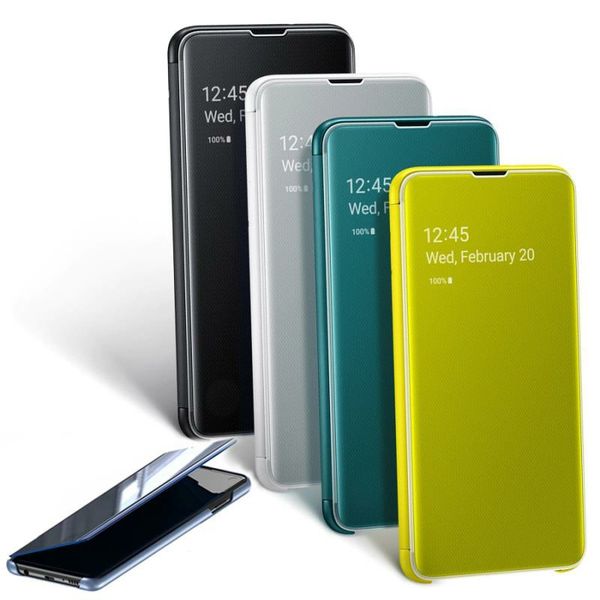 

Умный Зеркальный Флип Чехол Для Samsung Galaxy Note 10 Pro Note 9 8 S8 S9 Plus S10 S10e A30 A50 A70 A750 2018 Крышка