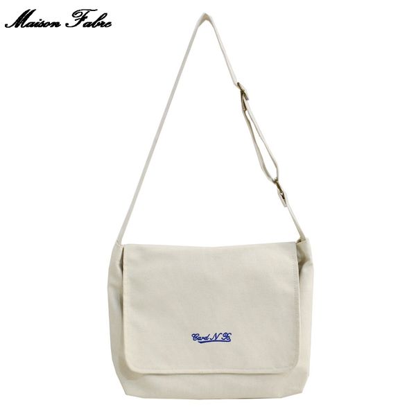 

maison fabre leisure shopping travel canvas shoulder bag inclined shoulder bag outdoor leisure canvas casual lunch