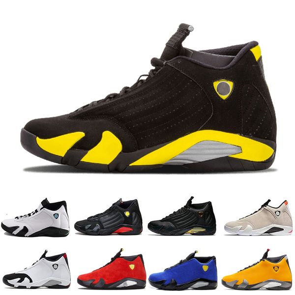 

new reverse ferrar 14 xiv basketball shoes men fusion purple last sblack fusion varsity red 14s xiv playoffs sneakers eur size 41-47, Black