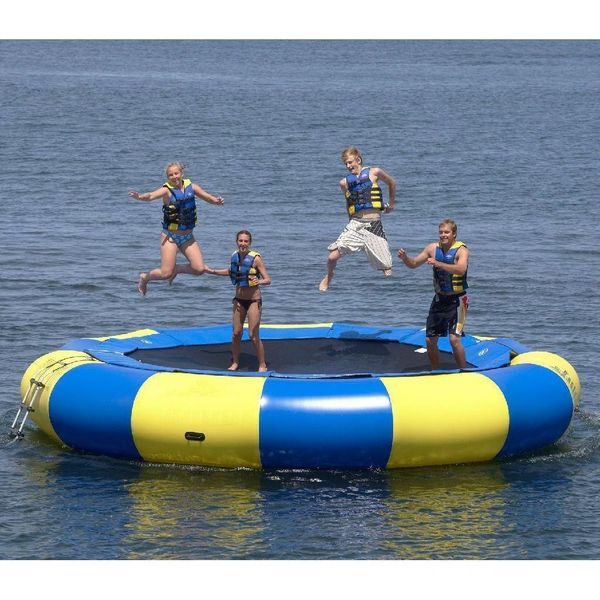 

good quality water trampoline 0.6mm pvc inflatable trampoline outdoor game summer water toy water park