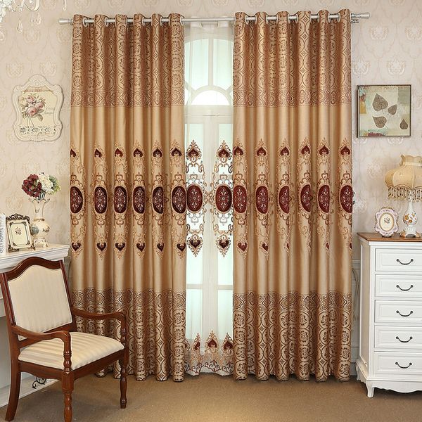 

high-end curtains for living roomhollow chenille embroidered curtains finished shade bedroom living room window