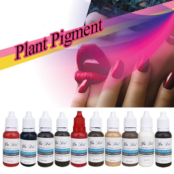 

22pcs/pack eyebrow&eyeliner& lip permanent makeup tattoo ink brand micro pigment lasting long 15ml cosmetics supply