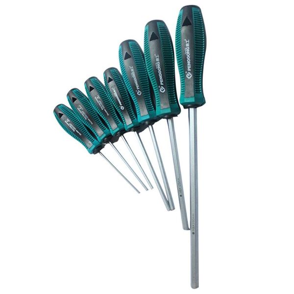 

8pcs/set allen hex durable use screwdrivers dual purpose screwdriver adjustable magnetic precision repairing tool