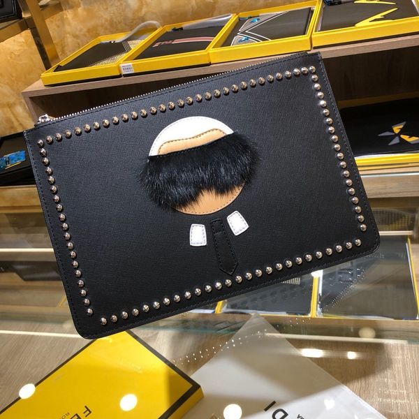 

2023 new leather men's bag20wvzn, Black