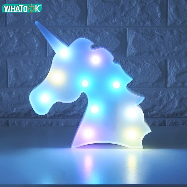 

unicornio led night lights unicorn party 3d led table lamp novelty animal marquee sign letter lamp luminaria baby kids toys gift