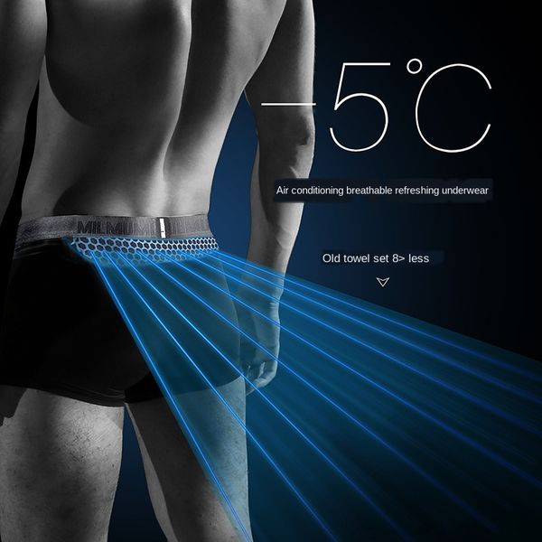 

k1rcp milmumu air-conditioner pants underwear air conditioner air conditioning japanese men's underwear boxer pants modier cotton thin, Black;white