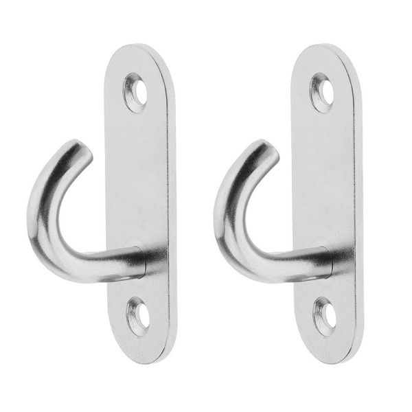 

2pcs m8 wall mount hook stainless steel pad eye plate for yoga swing boat