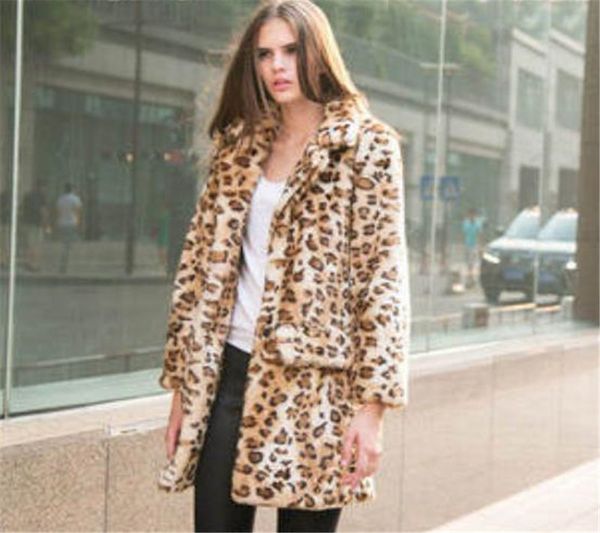 

designer womens coat fashion slim solid color outerwear female leopard coat, Black