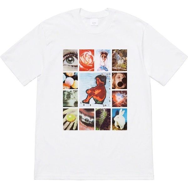 

box logo 19ss грехи оригинальных tee tops цвет comic-стрит скейтборд мода коротких рукава повседневной открытый тур футболка hftttx118, White;black