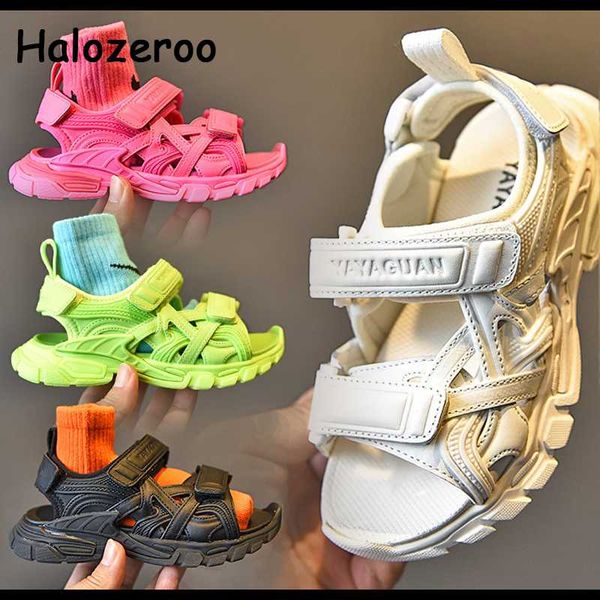 

summer kids beach sandals children black brand shoes baby girls sport sandals boys soft fashion casual new 2020, Black;red