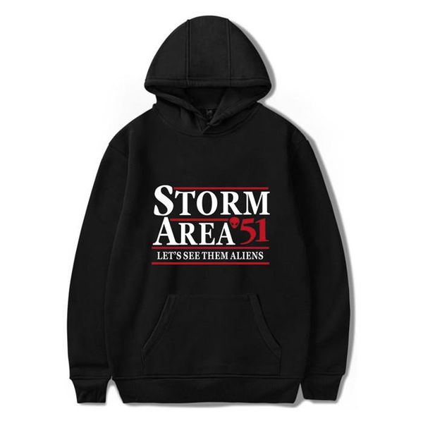 

letter print mens designer hoodies loose storm area print big pocket mens hoodies casual males clothing, Black