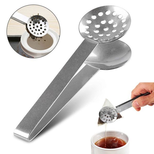 

Clip Tea Shop Multipurpose Lemon Holder Stainless Steel Herb Grip Practical Modern Home Kitchen Teabag Squeezer